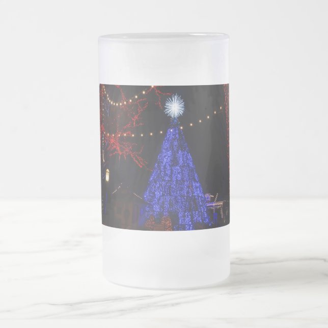 Taza De Cristal Esmerilado Navidades de Silver Dollar City (Centro)