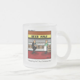 Taza De Cristal Esmerilado Navidades divertidos Frost Beer Mug