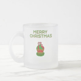 Taza De Cristal Esmerilado Navidades Pastel de torta de vidrio escarlata
