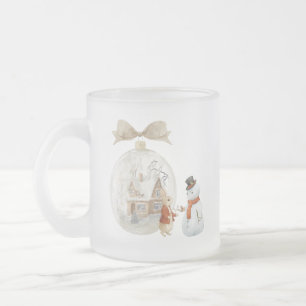 Taza De Cristal Esmerilado Navidades Peter Rabbit Vintage