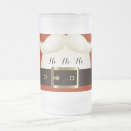 Taza De Cristal Esmerilado Navidades, Santa Cláusula