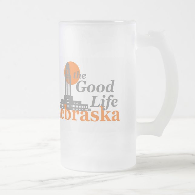 TAZA DE CRISTAL ESMERILADO NEBRASKA (Derecha)