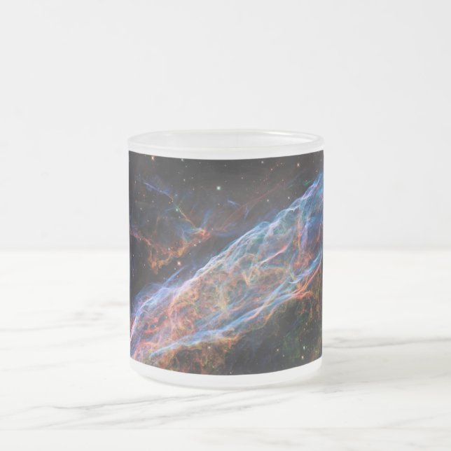 Taza De Cristal Esmerilado Nebulosa Veil Supernova remite telescopio Hubble (Centro)