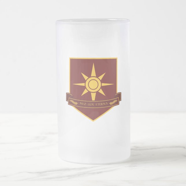 Taza De Cristal Esmerilado Neo Lux Eterna Beer Mug (Centro)