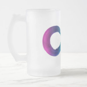 Taza De Cristal Esmerilado Neurodiversidad cepillada