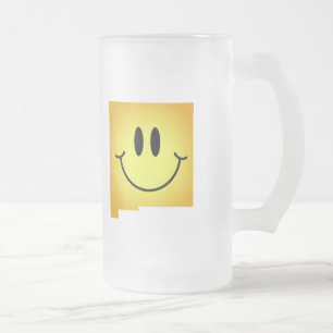 Taza De Cristal Esmerilado New México hace frente