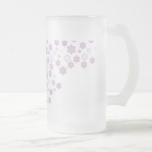 Taza De Cristal Esmerilado Nieve-Flakes-2