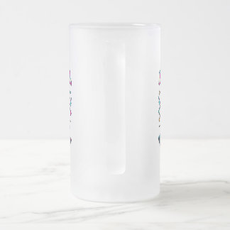 Taza De Cristal Esmerilado Nivel 47 Arcade Neon de Dos Caras