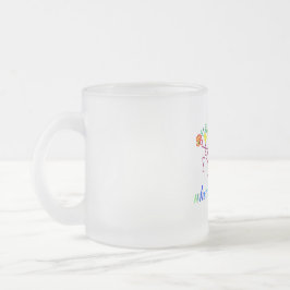 Taza De Cristal Esmerilado No bebo cerveza. Bebo un limo de trigo.