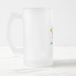 Taza De Cristal Esmerilado No bebo cerveza. Bebo un limo de trigo.
