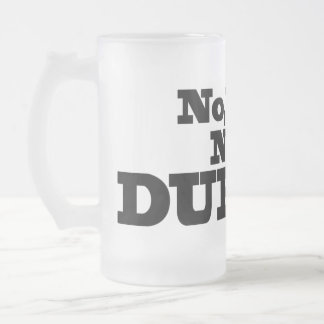 Taza De Cristal Esmerilado ¡No Durnk! Vidrio de cerveza helado