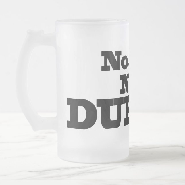 Taza De Cristal Esmerilado ¡No Durnk! Vidrio de cerveza helado (Izquierda)