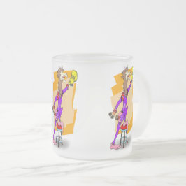 Taza De Cristal Esmerilado ¡No hay drama de llama! 1