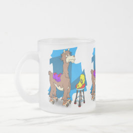 Taza De Cristal Esmerilado ¡No hay drama de llama! 2