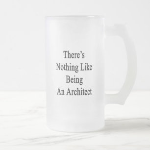 Taza De Cristal Esmerilado No hay nada como ser arquitecto