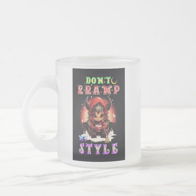 Taza De Cristal Esmerilado No me estropees mi estilo (Izquierda)