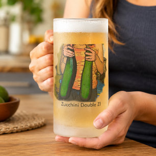Taza De Cristal Esmerilado ¡No odies mis calabacines 'Doble Z'!