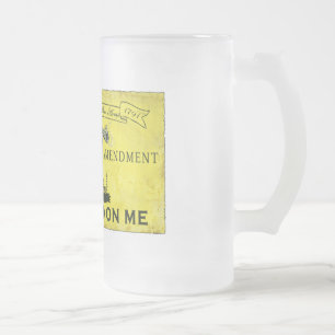 Taza De Cristal Esmerilado No pise en mí