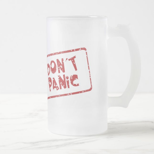 Taza De Cristal Esmerilado No se atierre (Derecha)