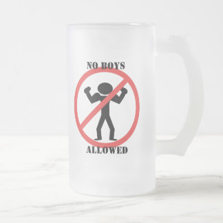 Taza De Cristal Esmerilado No se permiten niños
