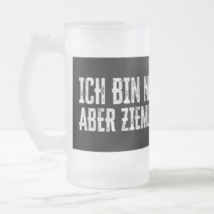 Taza De Cristal Esmerilado No soy perfecto, pero estoy bastante cerca