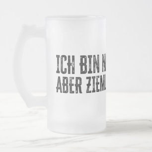 Taza De Cristal Esmerilado No soy perfecto, pero estoy bastante cerca