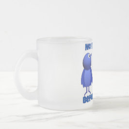 Taza De Cristal Esmerilado No tuitear antes del café