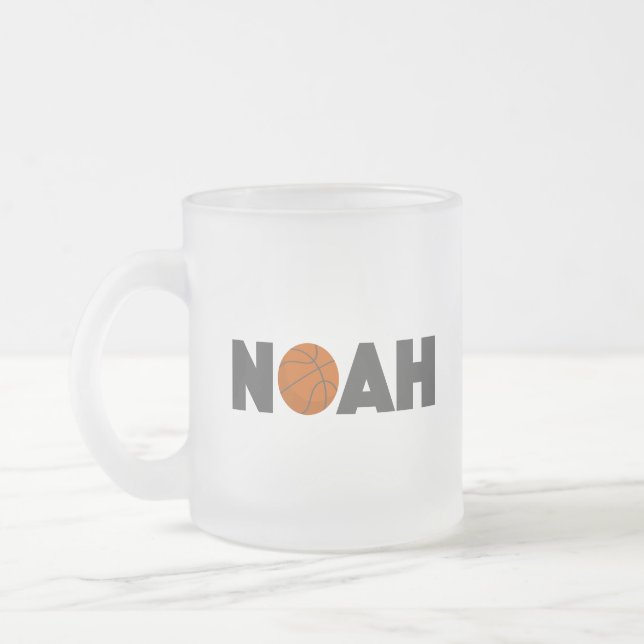 Taza De Cristal Esmerilado Noah Basketball (Izquierda)
