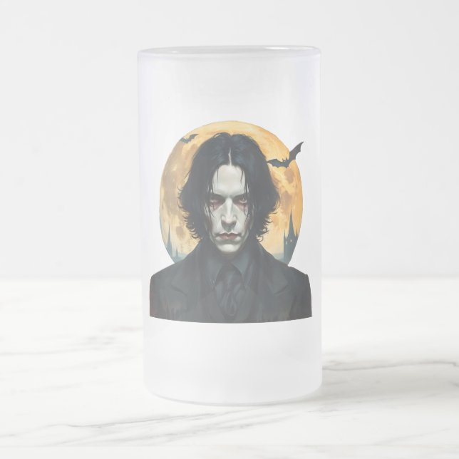 Taza De Cristal Esmerilado Noche de Halloween - Levantamiento de vampiros (Centro)