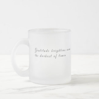 Taza De Cristal Esmerilado Noche estrellada de Van Gogh Gratitud Artística El