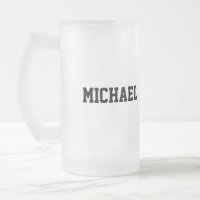 Nombre personalizado bachiller beer stein sport mu