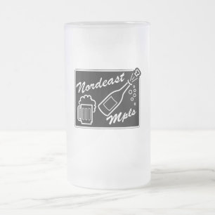 Taza De Cristal Esmerilado Nordeast Minneapolis