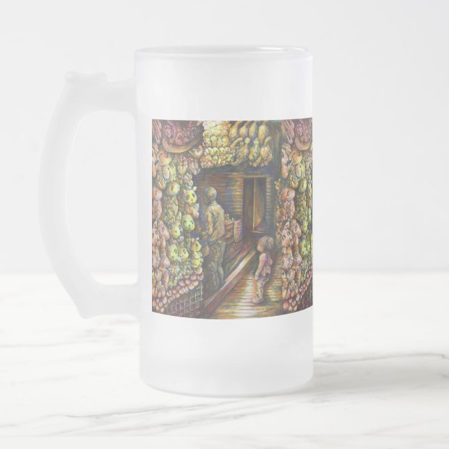 Taza De Cristal Esmerilado Norte del Circo (Izquierda)