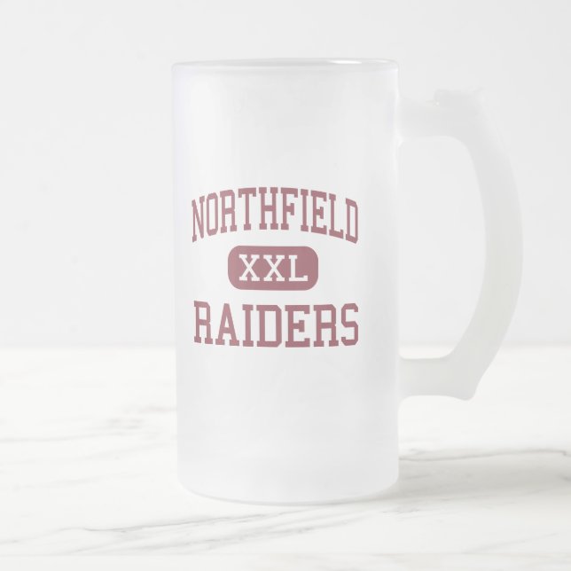 Taza De Cristal Esmerilado Northfield - asaltantes entrenados para la lucha (Derecha)