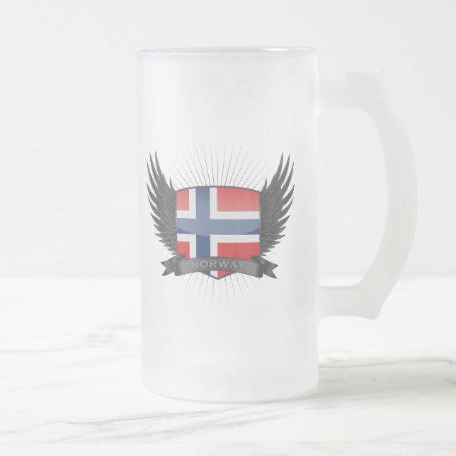 TAZA DE CRISTAL ESMERILADO NORUEGA (Derecha)