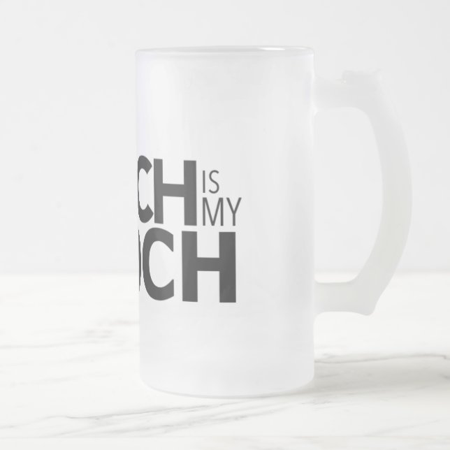 TAZA DE CRISTAL ESMERILADO ¡NOSOTROS ♥️ KOMBUCHA! (Derecha)