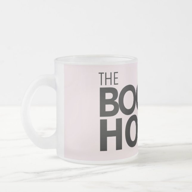 TAZA DE CRISTAL ESMERILADO ¡NOSOTROS ♥️ KOMBUCHA! (Izquierda)