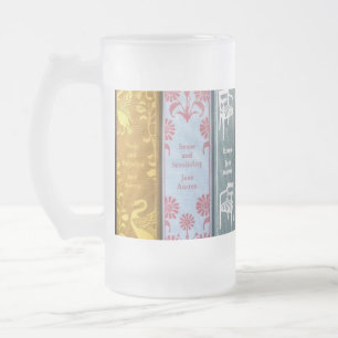Taza De Cristal Esmerilado Novelas de Jane Austen