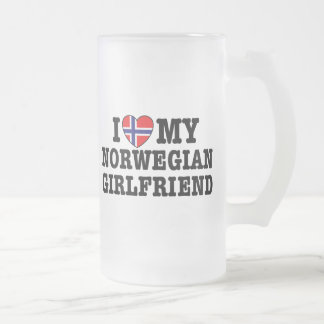 Taza De Cristal Esmerilado Novia noruega