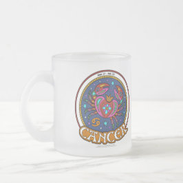 Taza De Cristal Esmerilado NP Cancer 10oz Frosted Glass Mug