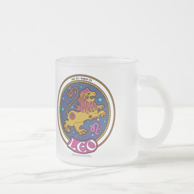 Taza De Cristal Esmerilado NP Leo Frosted Glass Mug (Derecha)