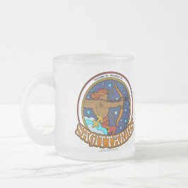 Taza De Cristal Esmerilado NP Sagittarius Frosted Glass Mug