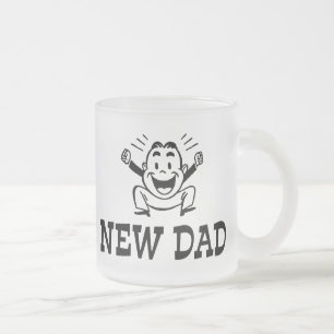 Taza De Cristal Esmerilado Nuevo papá