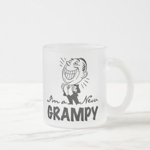 Taza De Cristal Esmerilado Nuevos camisetas y regalos sonrientes de Grampy