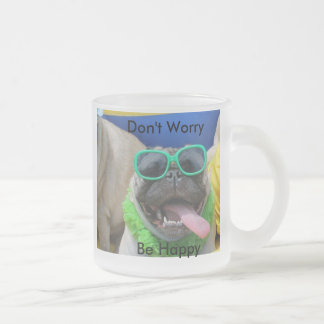 Taza De Cristal Esmerilado O grande no se preocupa
