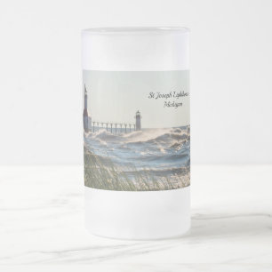 Taza De Cristal Esmerilado Oats De Mar Y Mugre De San José