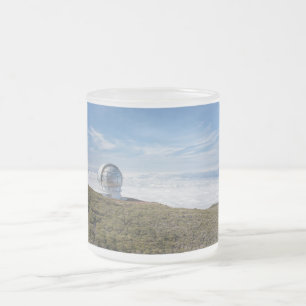 Taza De Cristal Esmerilado Observatorio La Palma