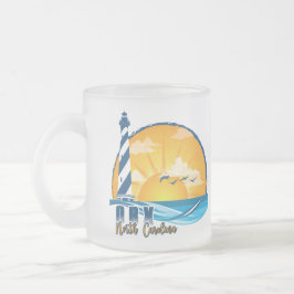Taza De Cristal Esmerilado OBX Sunset