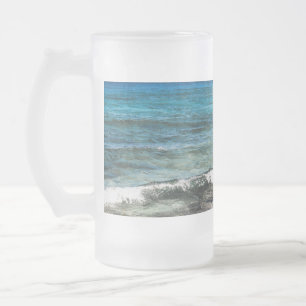 Taza De Cristal Esmerilado Océano Azur