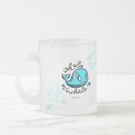 Taza De Cristal Esmerilado Oh ballena